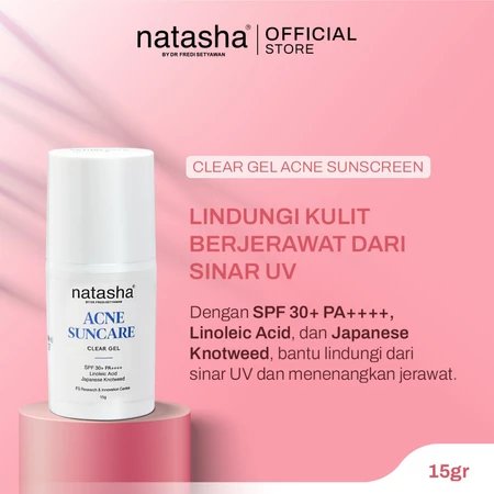 NATASHA BY DR. FREDI SETYAWAN ACNE SUNCARE CLEAR GEL SPF 30+ PA++++